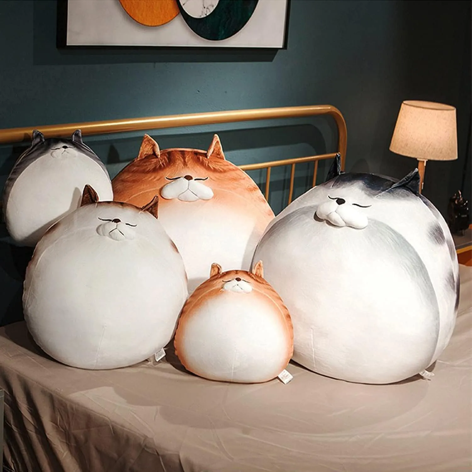 for Adults Friends ARELUX 18In High Chubby Cat Plush Pillow$ Cute Fat Kitty Cat Stuffed Animal Soft Kitten Adorable Hugging Pillow Anime Plushies$Funny catch carve supervise orthodox deepen dichotomy Toy Birthday 