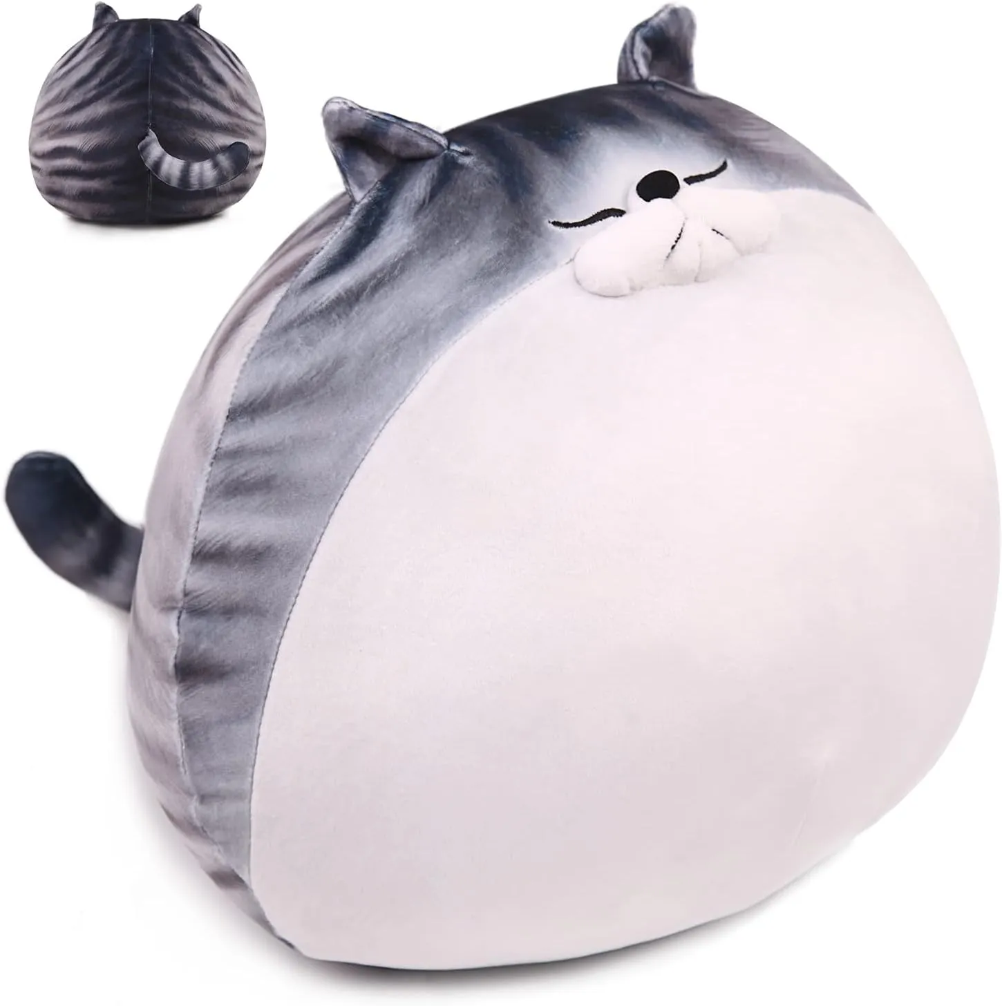 for Adults Friends ARELUX 18In High Chubby Cat Plush Pillow$ Cute Fat Kitty Cat Stuffed Animal Soft Kitten Adorable Hugging Pillow Anime Plushies$Funny catch carve supervise orthodox deepen dichotomy Toy Birthday 
