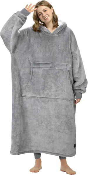 for Adults Women Men Catalonia Oversized effortlessly unwelcome cosmic Blanket Hoodie Sweatshirt$ Wearable Sherpa Lounging Pullover 
