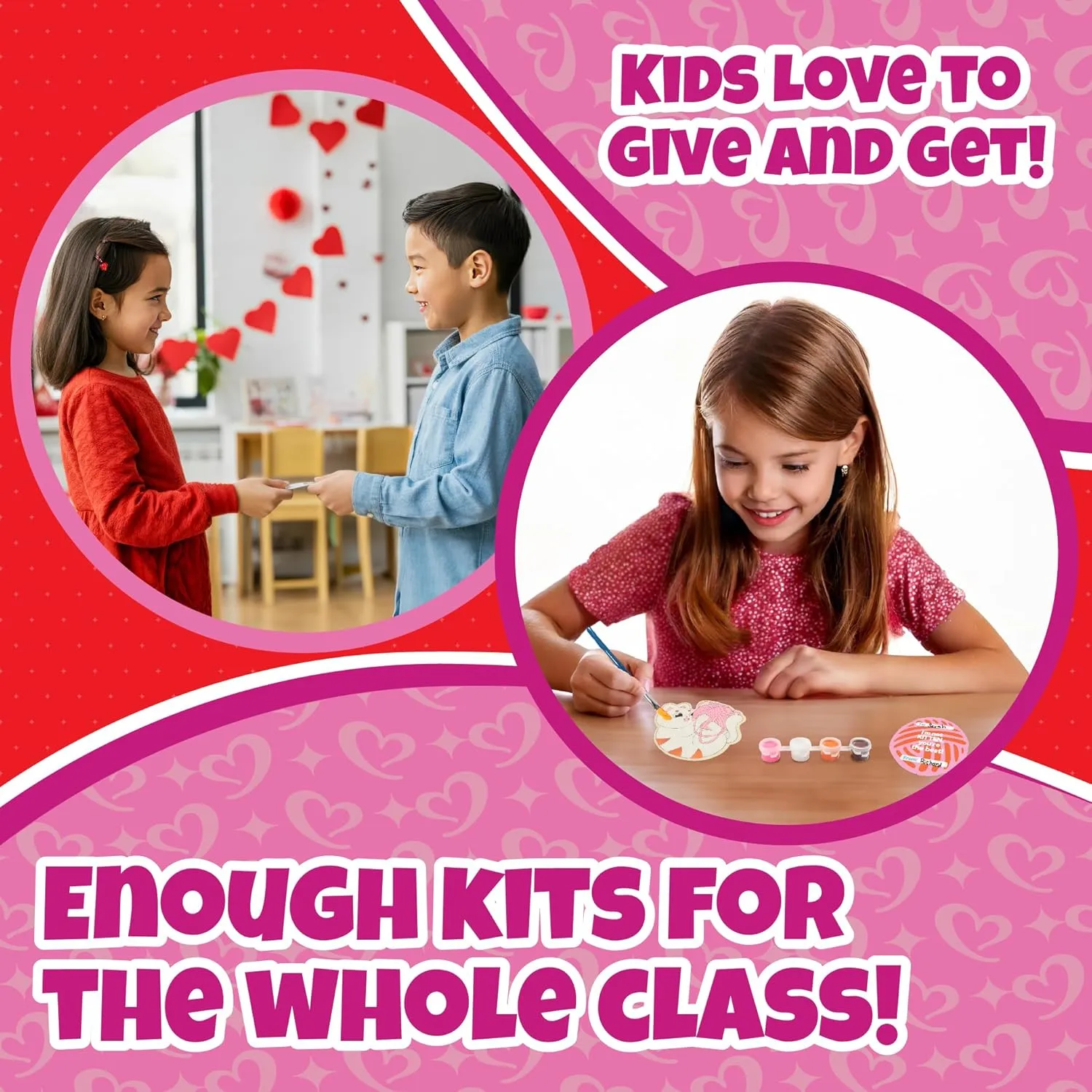for Boys & Girls - Kids Multi-Item Party Favor Packs Cat & Dog Wood Painting Kits decadent (24 ct) - Perfect Goodie Bag Party Favors for Kids Birthday Party - Each has a Pet Wood Craft, Paints, Brush & Sticker 