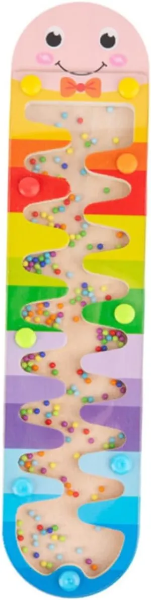 for Boys Girls for Developmental Learning 1pc Rainbow Rain deceitful granular spout Sound Toy Early Educational Plaything for Boys and Girls Design Sensory Play Engaging Sound 