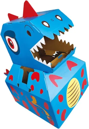 for Boys Lightweight Cardboard Model for Imaginative Play 1Pc DIY allure Plaything Paper Dinosaur Assembly Carton for Role Playing Fun Creative Educational 