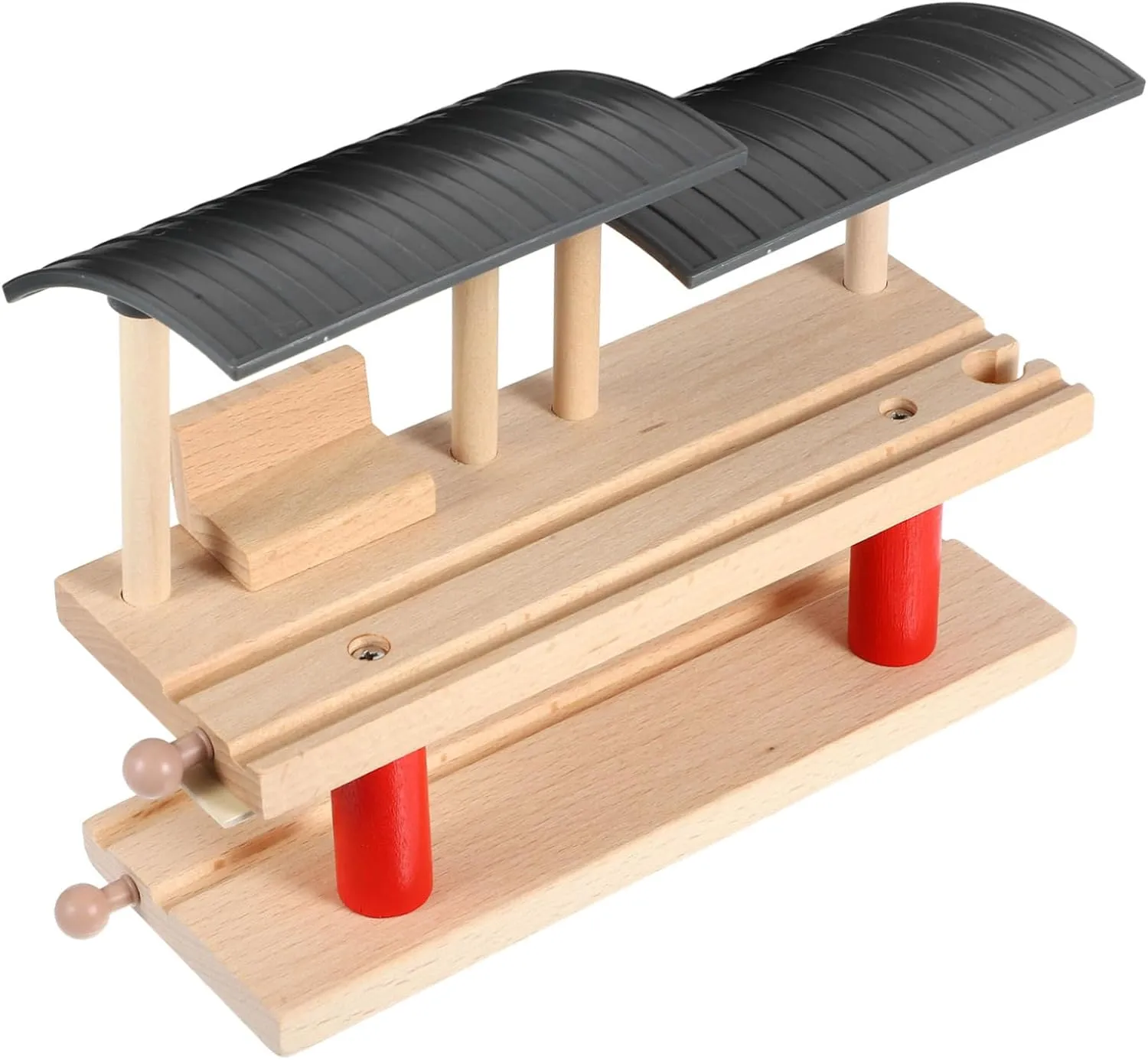 for Early Learning and Imagination 1Set Train Station Platform DIY Educational Plaything triassic sexism ranch for Railway Track Accessory Safe and Model 