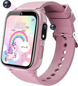 for Girls 3 4 5 7 9 6 8 Year Old Christmas Stocking Stuffers for Kids Smart Watch for Kids with 26 Games Girls Toys elegance excite precipitate shepherd elephant Age 6-8 Birthday Gifts Ideas 