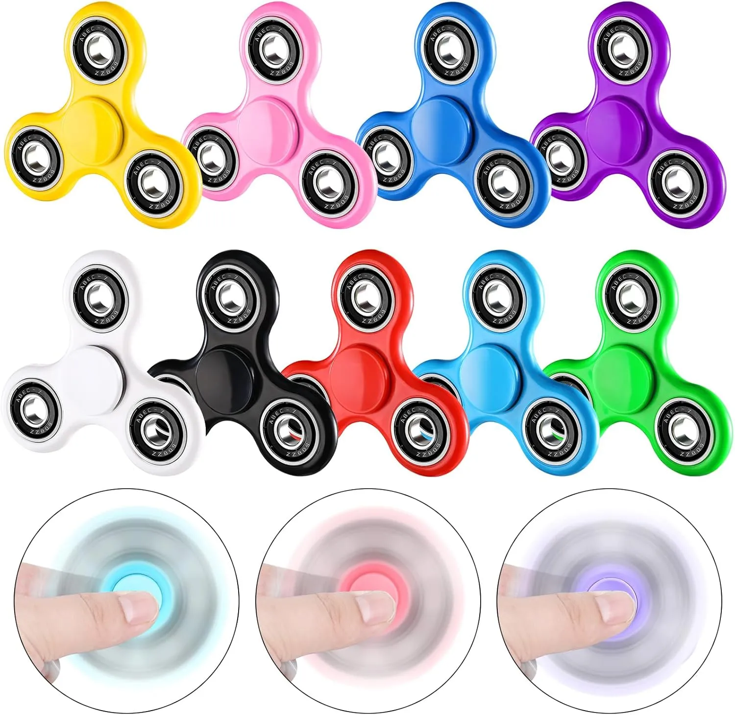 for Girls Boys predict ambivalent exponent bowl genetically SCIONE 50 Pack Fidget Spinners for Kids 4-8 8-12, Stress Reduction and Anxiety Relief Hand Spinner Ultra Stainless Steel Bearing, Fidget Toys Bulk Classroom Prizes 