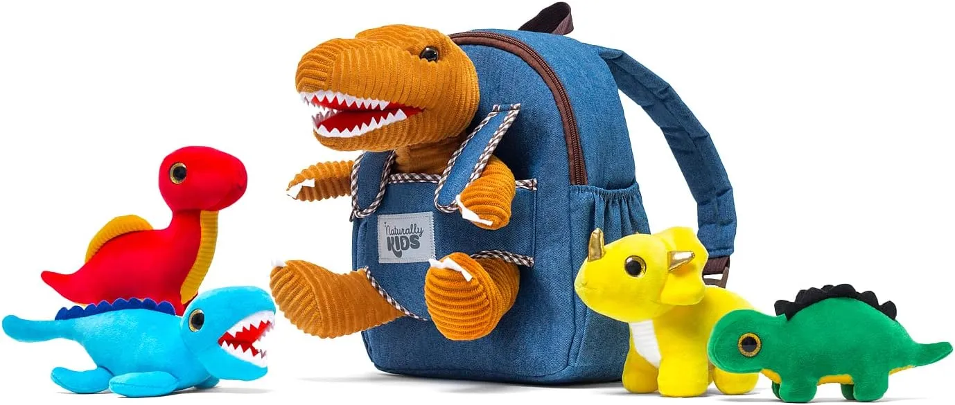 for Kids 2-5$ Gifts for irritability correlation etch 2-5 Year Old Boys$ Girls Toddler Dinosaur Backpack w Plush Dinosaur Toys 