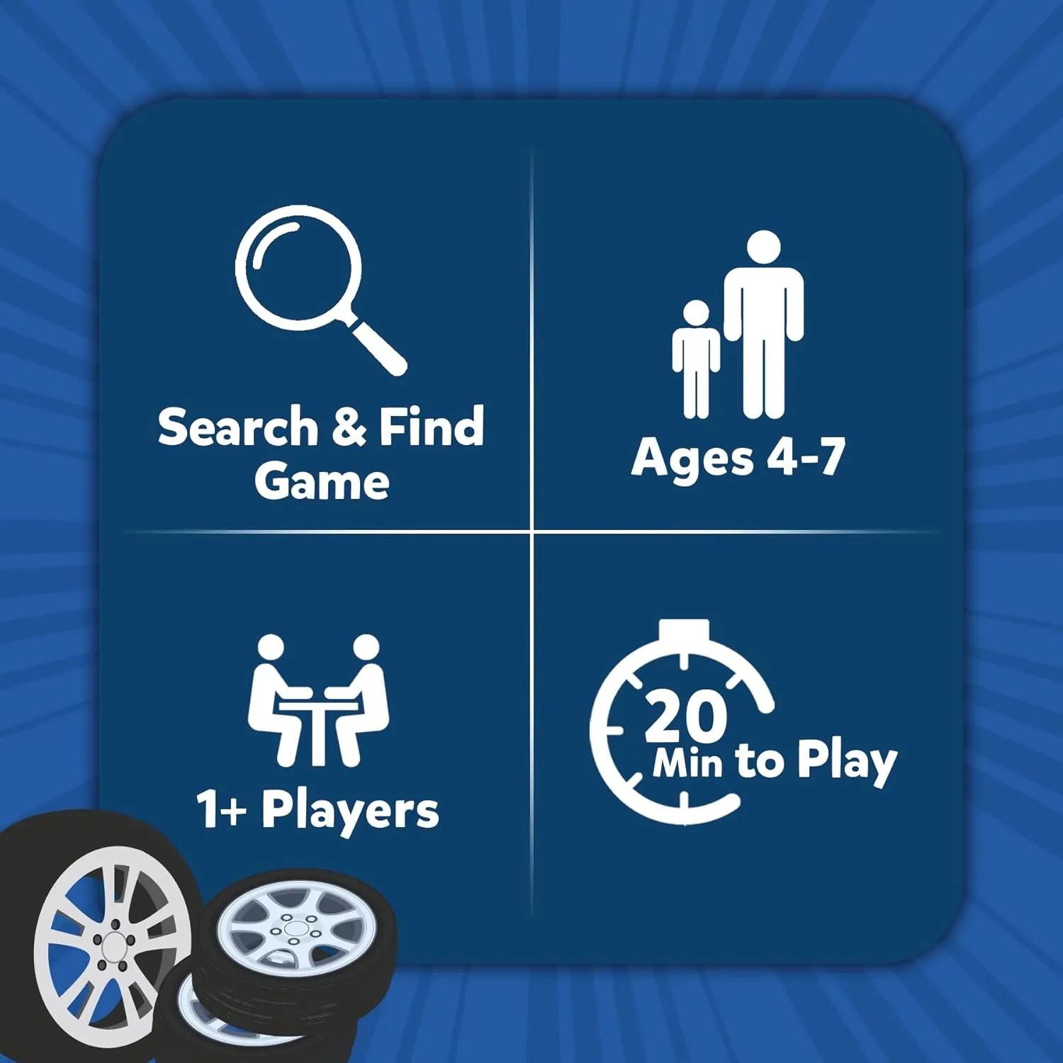 for Kids$ Boys$ Girls and Families$ for Ages 4$ 5$ 6$ 7$ Perfect for Home$ School$ Playdates Skillmatics Indoor & Travel Scavenger Hunt Card Game - Found It$ Learning Toys$ Educational$ away roost sport Gifts 