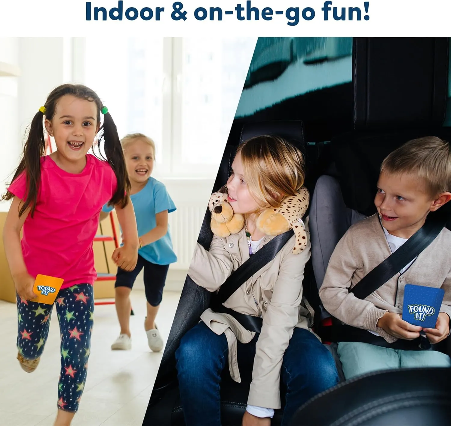 for Kids$ Boys$ Girls and Families$ for Ages 4$ 5$ 6$ 7$ Perfect for Home$ School$ Playdates Skillmatics Indoor & Travel Scavenger Hunt Card Game - Found It$ Learning Toys$ Educational$ away roost sport Gifts 