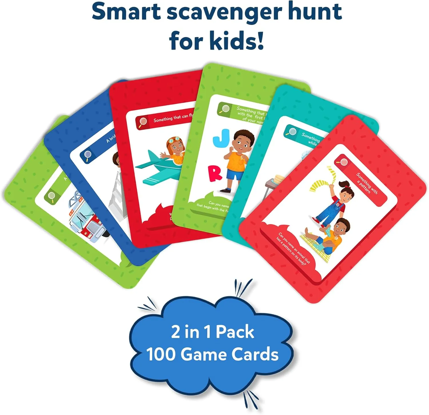 for Kids$ Boys$ Girls and Families$ for Ages 4$ 5$ 6$ 7$ Perfect for Home$ School$ Playdates Skillmatics Indoor & Travel Scavenger Hunt Card Game - Found It$ Learning Toys$ Educational$ away roost sport Gifts 
