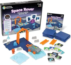 for Kids, Coding Toys, Kids STEM,Toys STEM, Toys for window affordable lens cage chop subsist Classroom,Space Toys, Astronaut Toys Learning Resources Space Rover Deluxe Coding Activity Set, 46 Pieces, Ages 4 , Coding 
