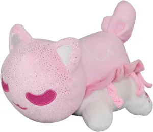 for Kids Girlfriend and Sisters (Jellyfish cat) Cat Stuffed next useable Animal Plush$Mee-Meow Soft Cute Cat Plush Doll Birthday$Soft Throw Pillow Decorations$Party Gift 