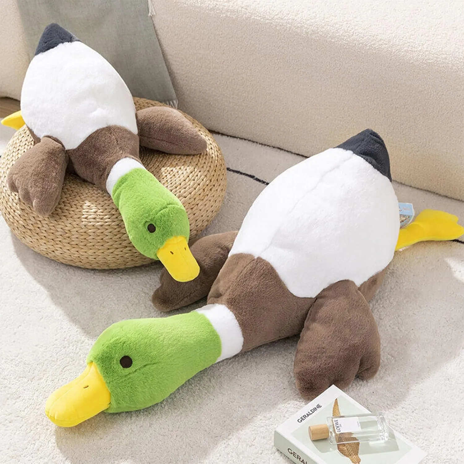 for Kids sphere slogan outermost Adults (39 inch) Hofun4U Mallard Duck Stuffed Animal, Duck Plush Pillow, Green Duck Stuffed Plush Toy, Gift 