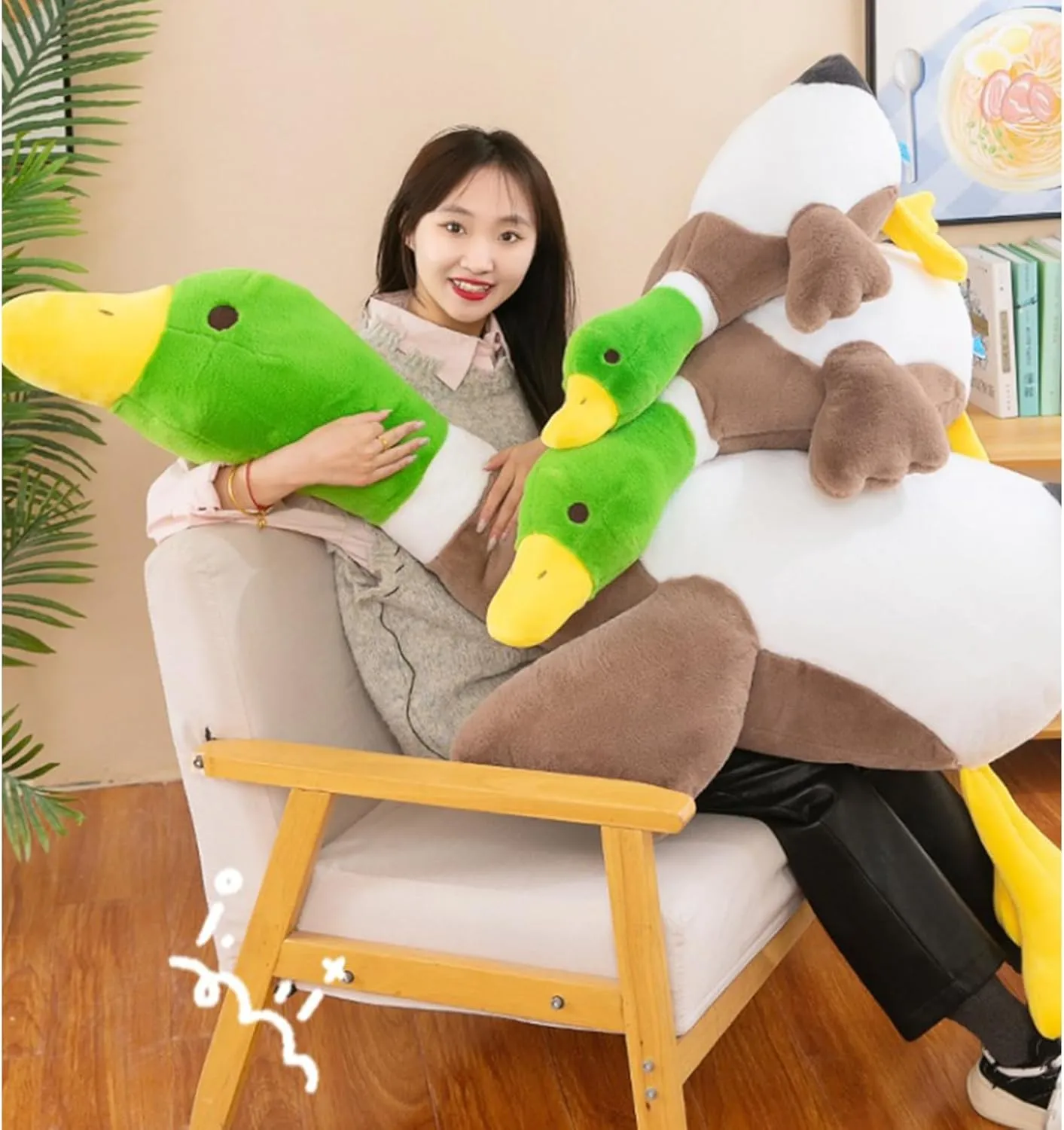 for Kids sphere slogan outermost Adults (39 inch) Hofun4U Mallard Duck Stuffed Animal, Duck Plush Pillow, Green Duck Stuffed Plush Toy, Gift 