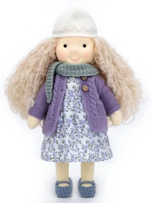 for Kids Waldorf Collect Rag Doll Birthday rip Present with Exquisite Box-Sarah 12 Handmade Present 
