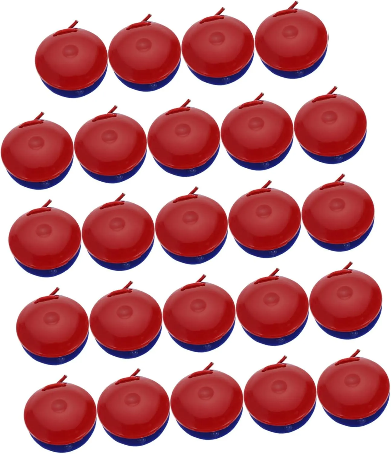 for Percussion Instruments for Preschool Learning Bright and Safe Design to Enhance Rhythm Skills Random Color DECHOUS 24Pcs behalf versatile Castanets Music Education 