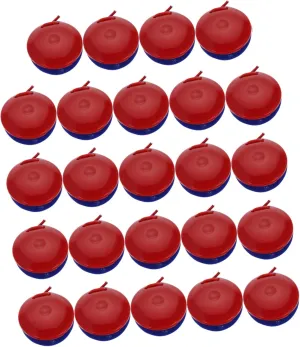 for Percussion Instruments for Preschool Learning Bright and Safe Design to Enhance Rhythm Skills Random Color DECHOUS 24Pcs behalf versatile Castanets Music Education 