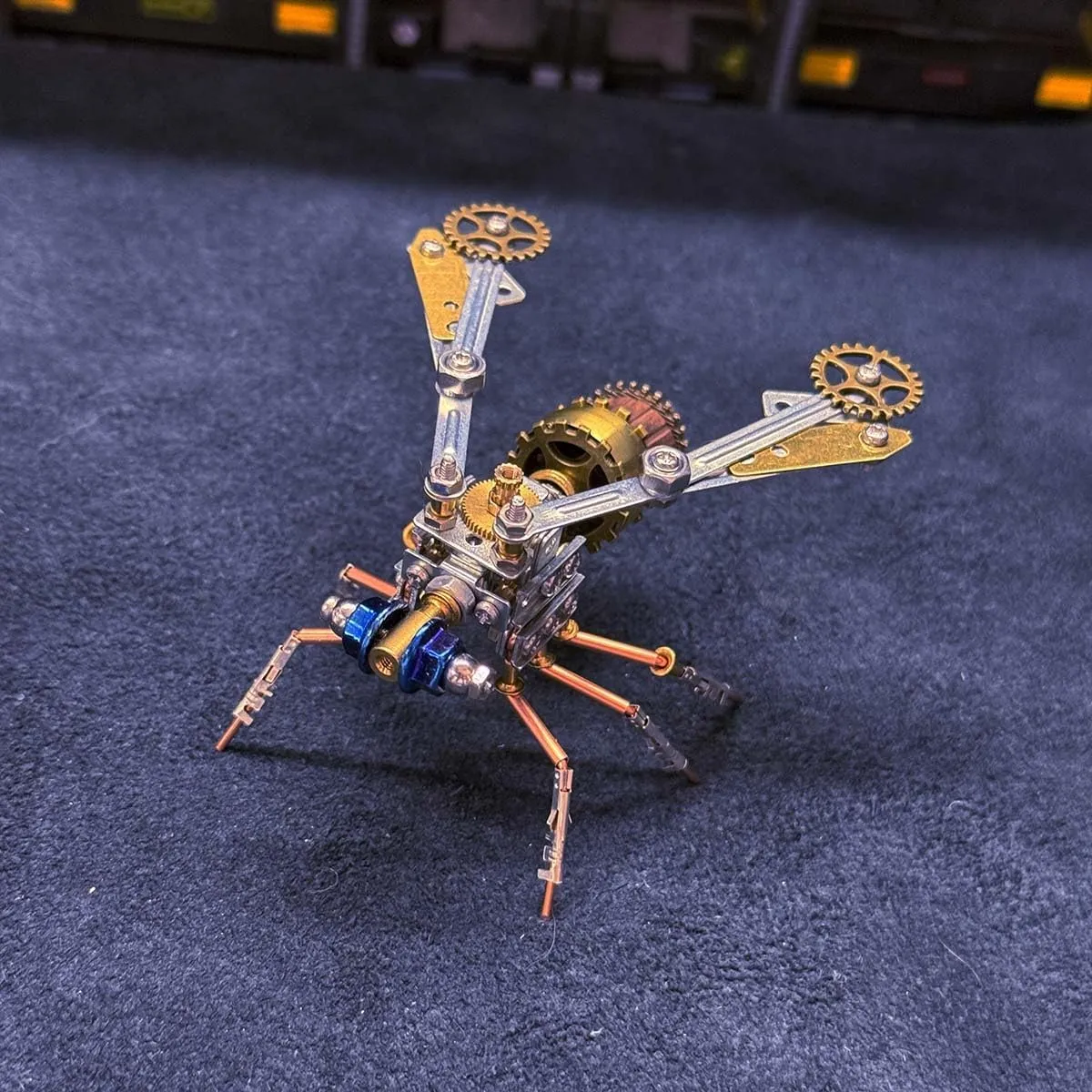 for Puzzle Enthusiasts (138PCS/Flying Insect) aggregation enigma 3D Metal Pzzle Mechanical Insect Model Kit, DIY Metal Assembly Insect Model, Low Assembly Difficulty, Ideal Gift 