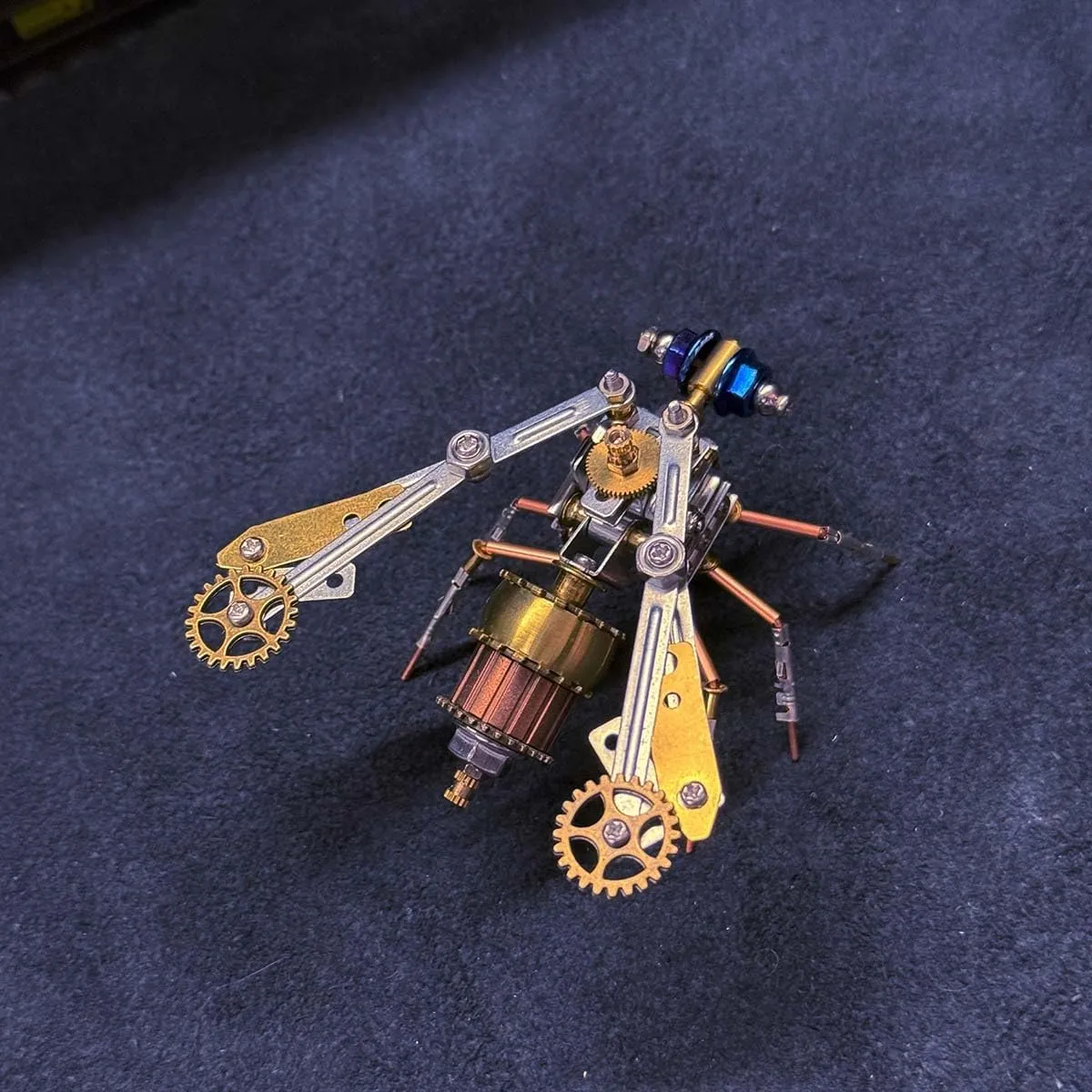 for Puzzle Enthusiasts (138PCS/Flying Insect) aggregation enigma 3D Metal Pzzle Mechanical Insect Model Kit, DIY Metal Assembly Insect Model, Low Assembly Difficulty, Ideal Gift 