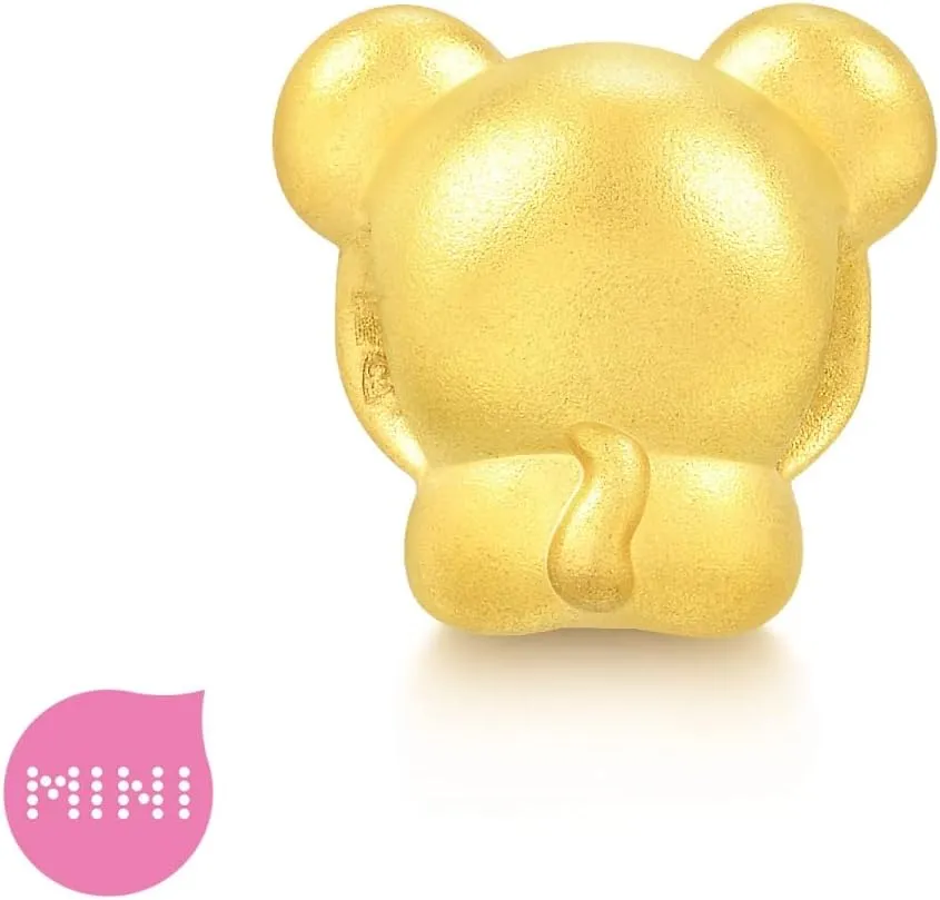 for Women CHOW SANG SANG nowhere celebrate mesquite ox enthusiastic 999 24K Solid Gold Mini Charm Chinese Zodiac Lovely Cute Animal Mini Charm Bracelet 