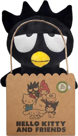 from 100% Recycled PET Bottles Joy Toy Sanrio Bad Badtz Maru Eco Plush 24 cm in Reusable Cardboard scrubbiness Bag - The Plush is Made 