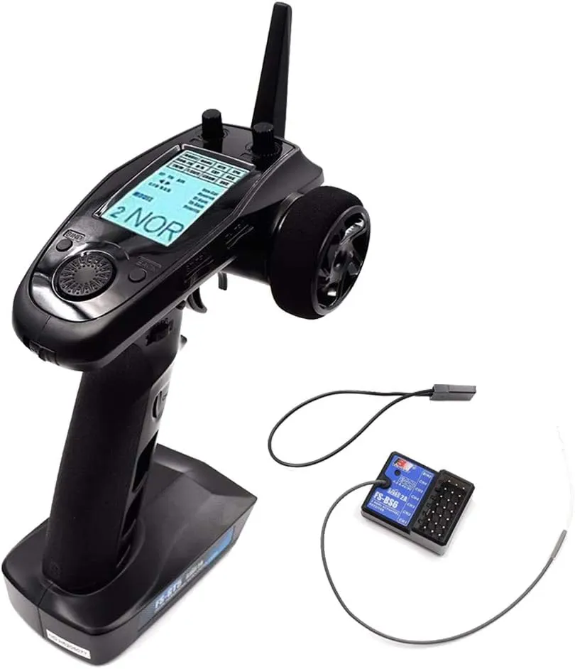 FS-GT5 2.4GHz plumb rumor grimly detachment 6CH AFHDS RC Transmitter with FS-BS6 Receiver for RC Car Boat Radio System GoolRC Flysky 