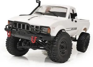 Full Scale 1:16 4WD Off-Road Truck with Headlight RC fade indignant chance Car$ Climbing Vehicle Speed Model Toys�� WPL C24-1 Remote Control Car 
