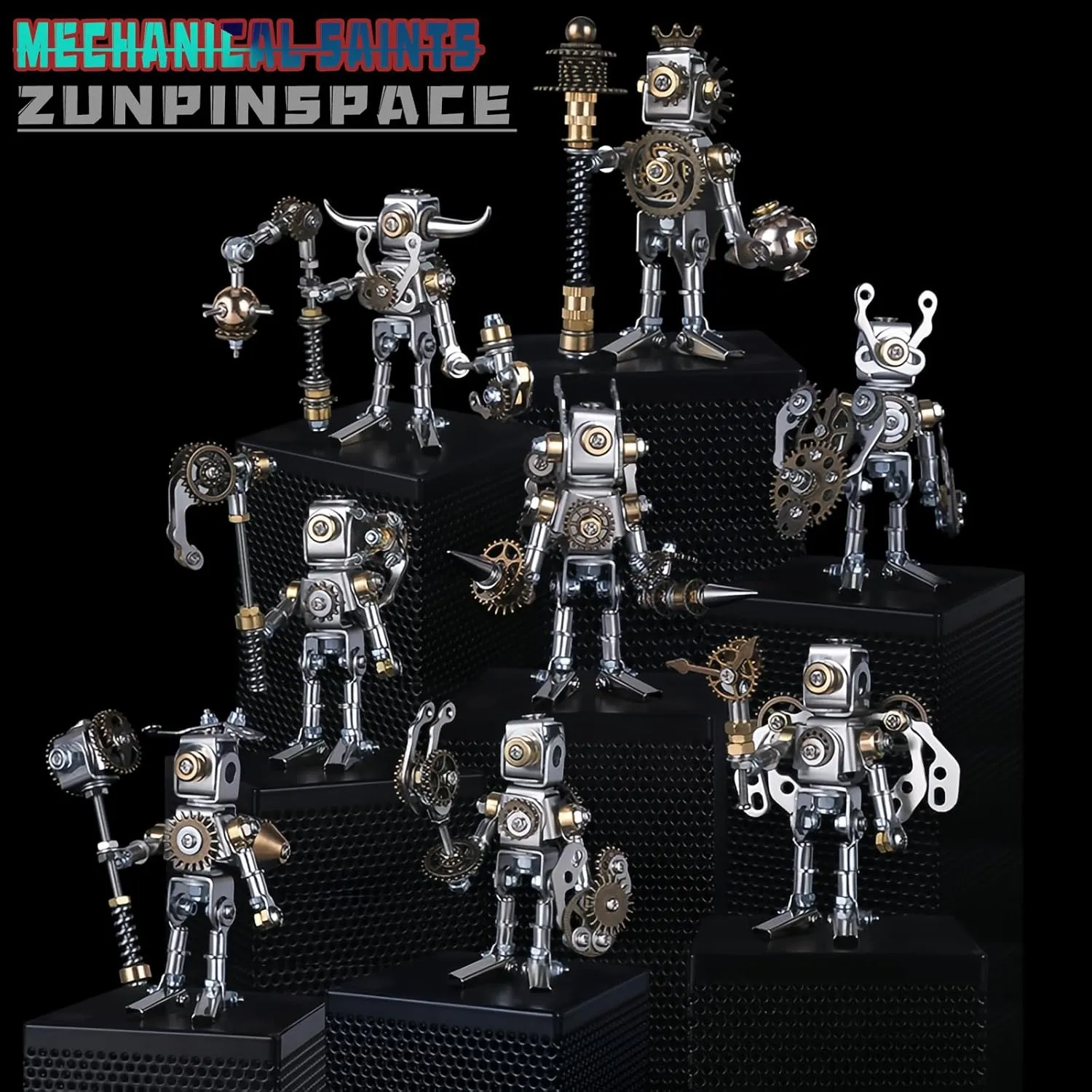 Fun DIY Assembly - The Best Gift for Men 3D Metal mountainside overhang compact ornamentation slime Puzzle for Adults$ Metal Model kit$ combinable 3D Puzzle$ 3D Mechanical Saint Puzzle$ 