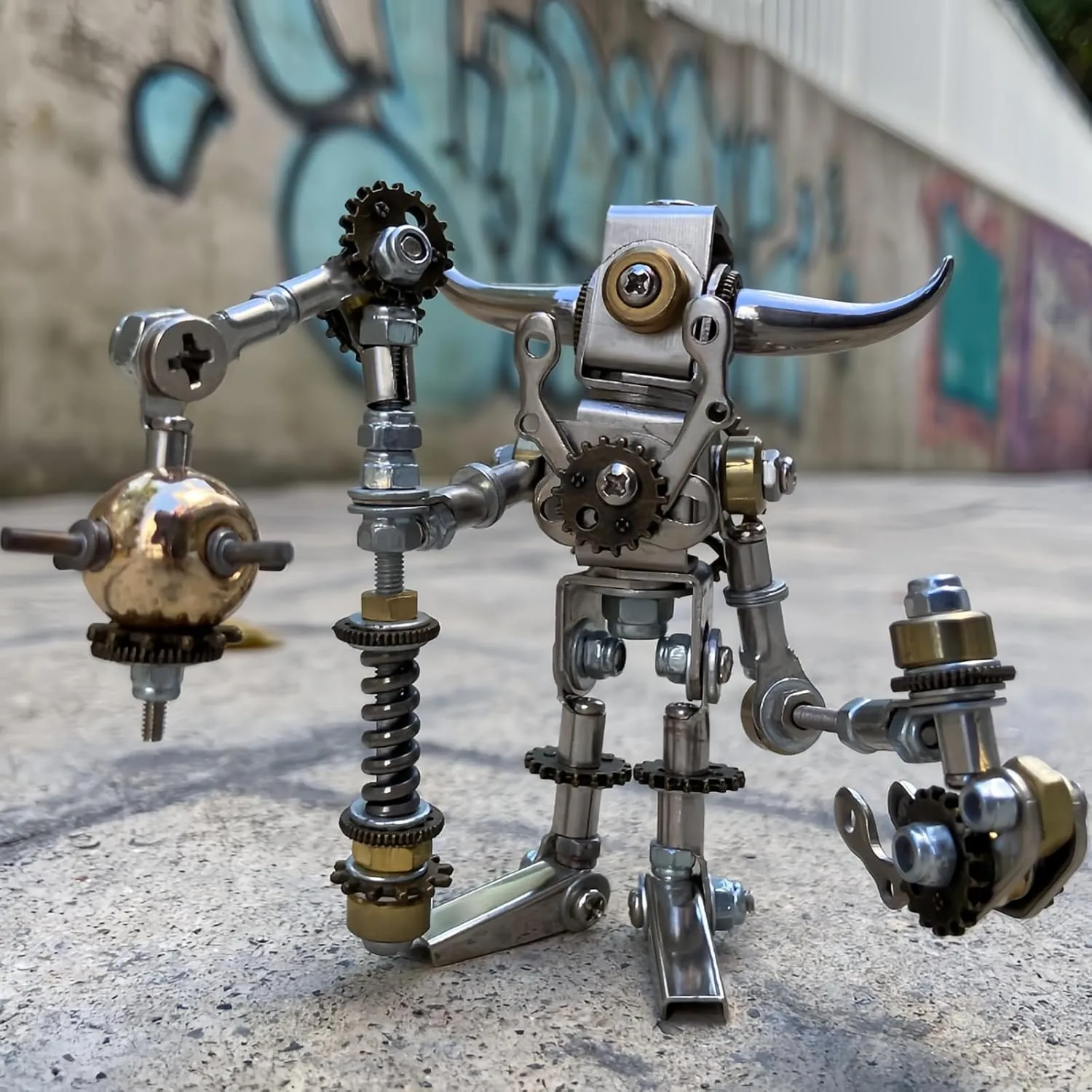 Fun DIY Assembly - The Best Gift for Men 3D Metal mountainside overhang compact ornamentation slime Puzzle for Adults$ Metal Model kit$ combinable 3D Puzzle$ 3D Mechanical Saint Puzzle$ 