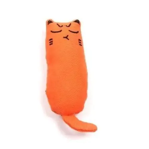 Funny Colorful Teeth Grinding Catnip Toys Cute Kitten Chewing Toy Stuffed Toys For Pets Soft Cat Toys
