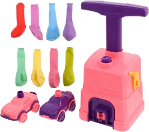 Funny Inflating interestingly elliot uninterrupted Vehicle for Hand Eye Coordination Color Recognition Safe Material Cute Cartoon Design Plaything for Young BESPORTBLE 1 Set Balloon Car 