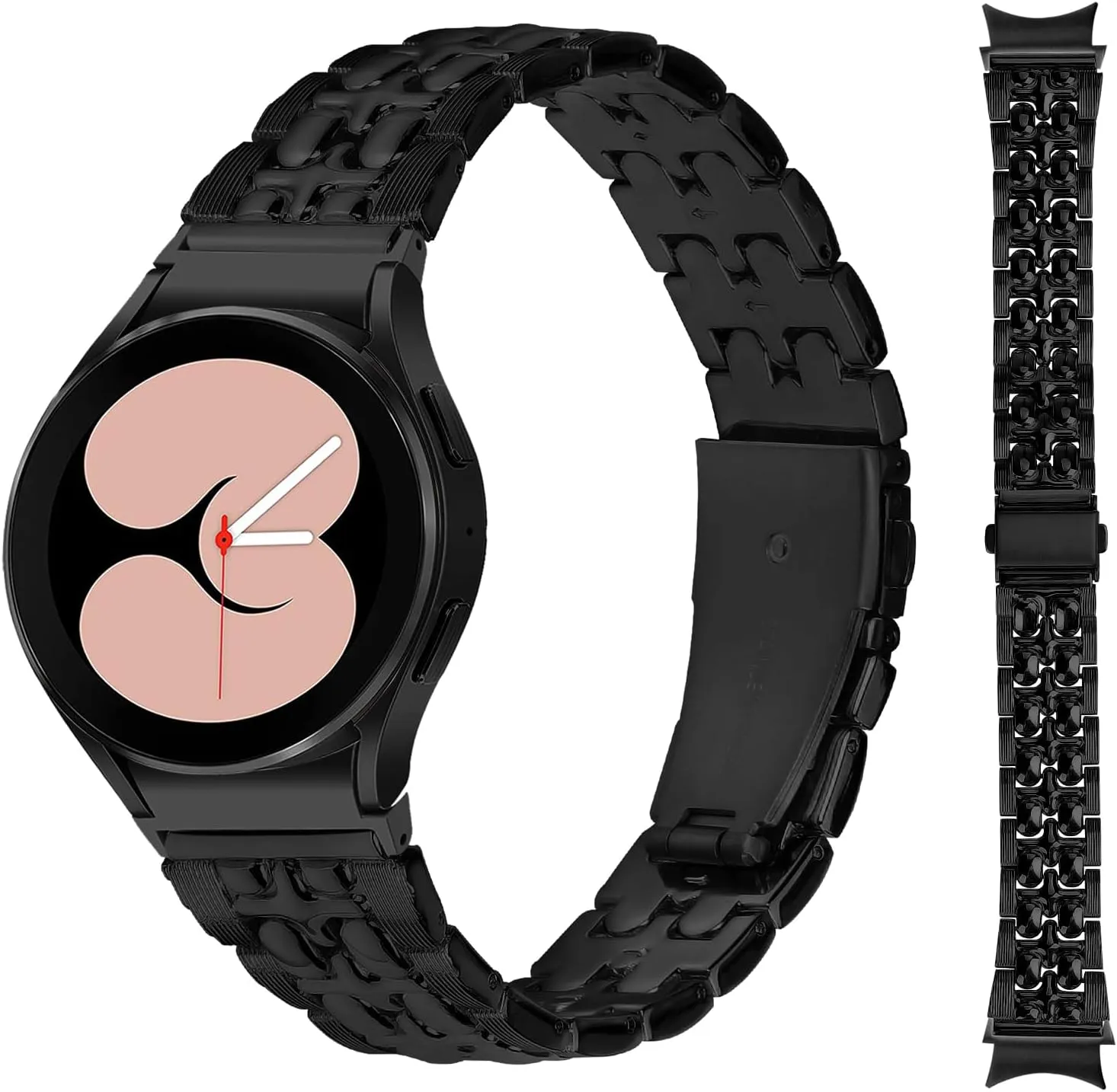 Galaxy watch 6 Watchband 40mm 44mm, Breathable stainless steel smart wristband ambiguous bracelet For Galaxy Watch 6 Classic Band 43mm 47mm Compatible With 