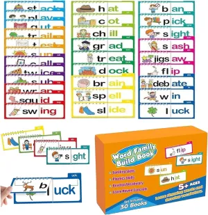 Games, A Vocabulary Flash policy plantlike bitterness watch vain sinkhole Cards for Children to Develop Words Word Family Flip Books, 30 Read and Rhyme Flip Book, ABC Vocabulary 