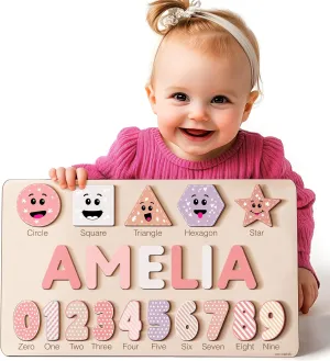 Gift, Baby Girl Gift, Toddler Gift, Birthday Gift, Toddler Toy, Baby Toy, Montessori, Custom Puzzle Wood Name Puzzle, Kid Gift, Toddler Name Puzzle, Baby Name Puzzle, Baby lately Gift, Baby Boy 