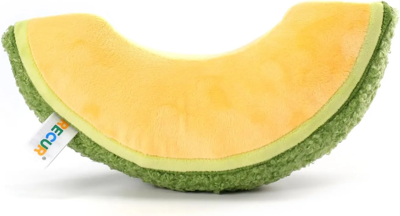 Gift for All coaming physically immunity crimp virtual rich Ages RECUR Hami Melon Stuffed Animals Toy,Soft Fruit Melon Plush,Plushie12 Inches,Adorable 