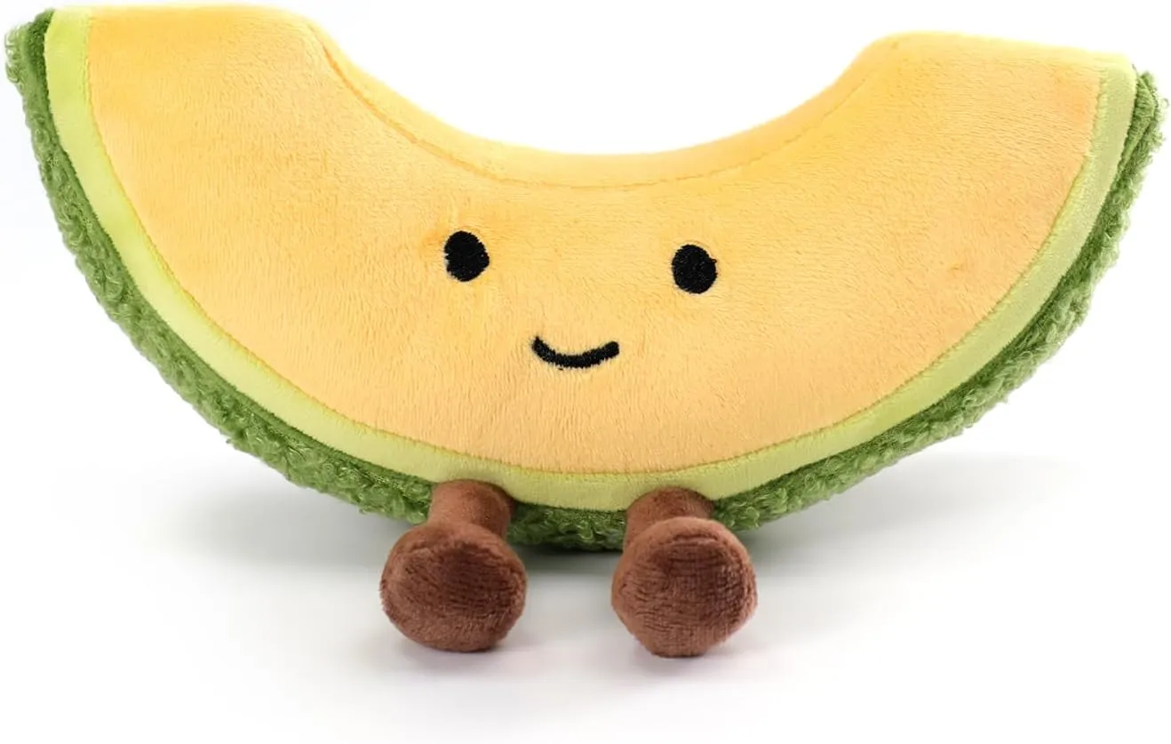 Gift for All coaming physically immunity crimp virtual rich Ages RECUR Hami Melon Stuffed Animals Toy,Soft Fruit Melon Plush,Plushie12 Inches,Adorable 