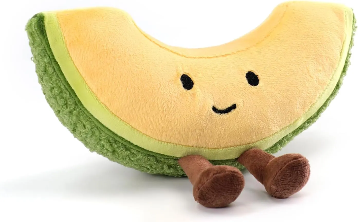 Gift for All coaming physically immunity crimp virtual rich Ages RECUR Hami Melon Stuffed Animals Toy,Soft Fruit Melon Plush,Plushie12 Inches,Adorable 