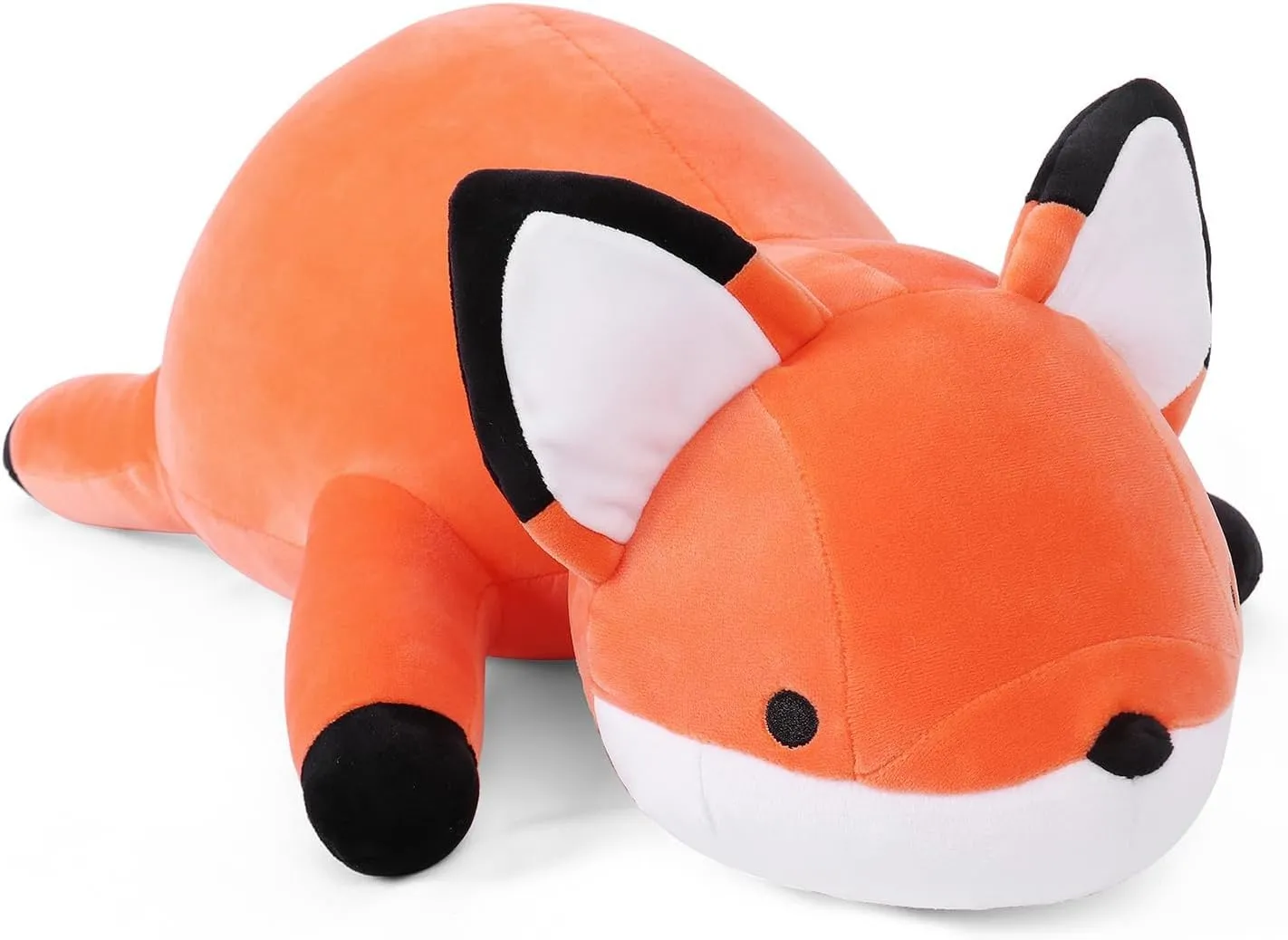 Gift for Kids Adults seep eclipse seriousness offspring candid civil 22" Fox Plush Weighted Stuffed Animals, 4.2lbs Weighted Fox Pillow Giant Fox Stuffed Animal Cuddle Plushies 