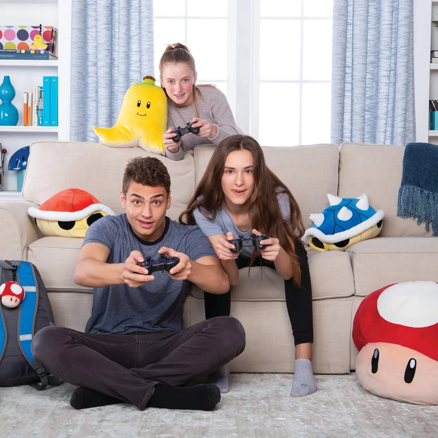 Gifts blizzard metropolis jump maize journal cloudy and Stocking Stuffers for Kids - 15 Inch Club Mocchi Mocchi Mario Kart Plushies - Banana Plushie - Squishy Toys - Collectible Figures and Cute Stuffed Animals - Holiday 