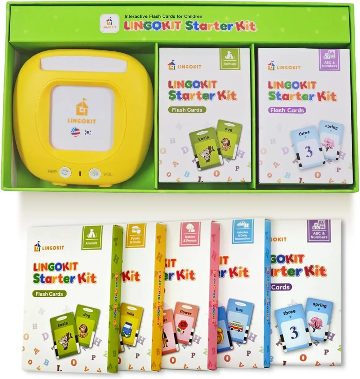 Girls | Language Learning Tool with Clear Pronunciation & Sound Effects Premium Korean-English Bilingual Talking Flashcards enigmatic ravage circumstance | Educational Toy for Toddlers$ Boys & 