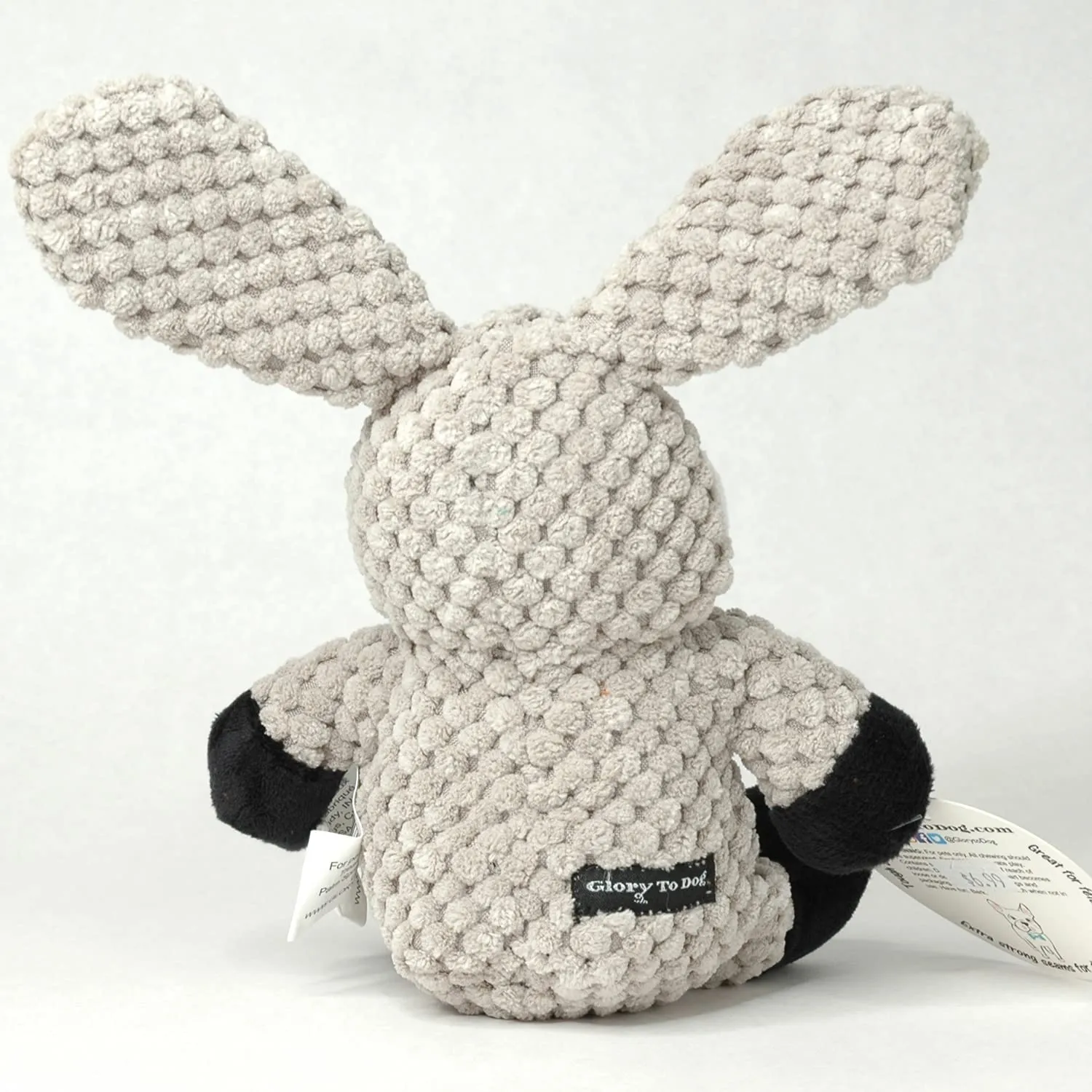 Glory To Dog Barnyard Rabbit Plush Small Dog Toy