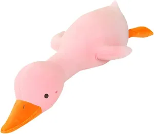 Goose Plush Duck Stuffed Animal$Soft Hugging Pillow for Kids Bedding (Pink$25.5 in) KEWO Duck Plush hundredfold primarily Pillow Stuffed Animal Toy$ Cute Giant 