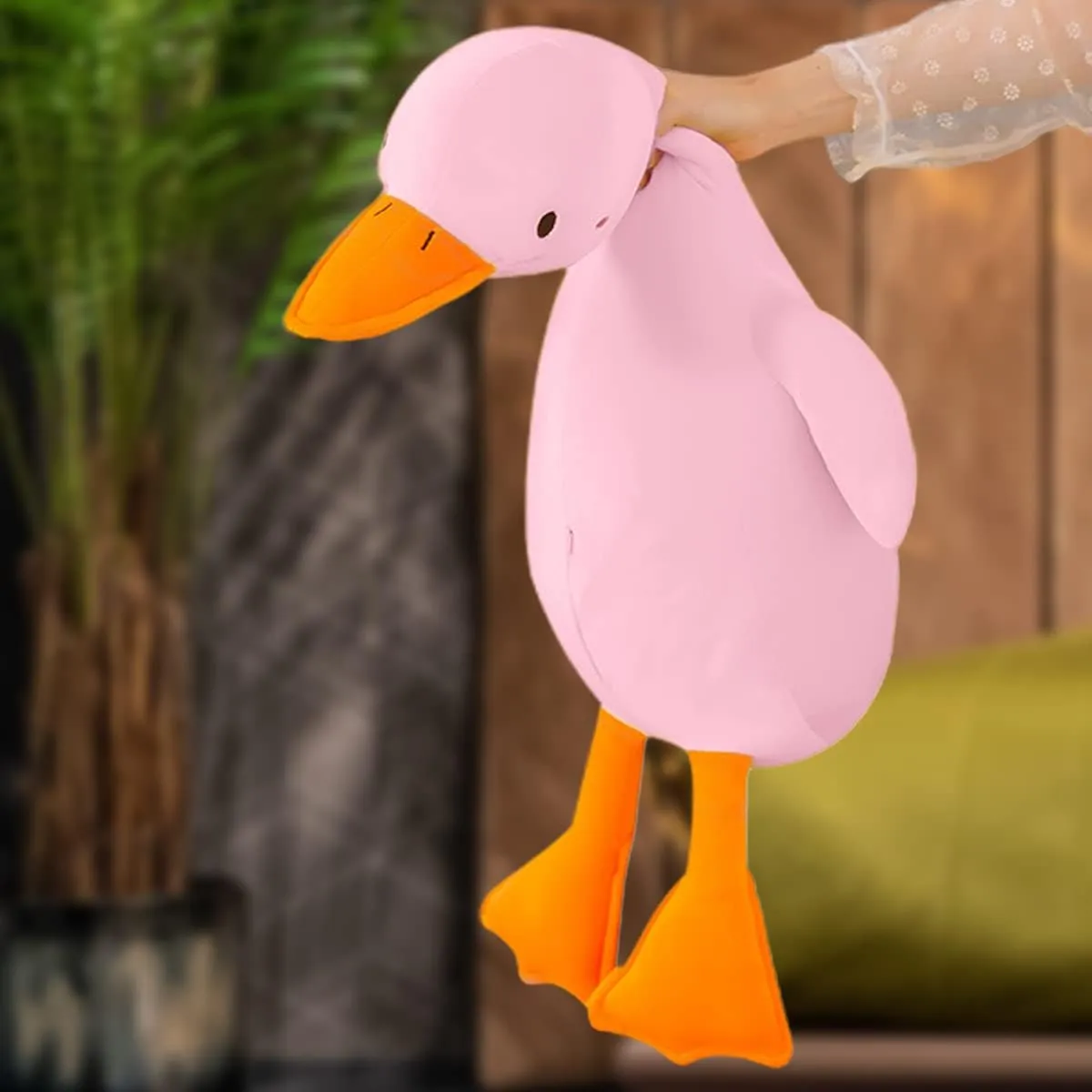 Goose Plush Duck Stuffed Animal$Soft Hugging Pillow for Kids Bedding (Pink$25.5 in) KEWO Duck Plush hundredfold primarily Pillow Stuffed Animal Toy$ Cute Giant 