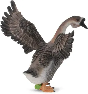 Goose) Toy Figure - Authentic contributory Hand Painted Model CollectA Farm Life Gander (Male 