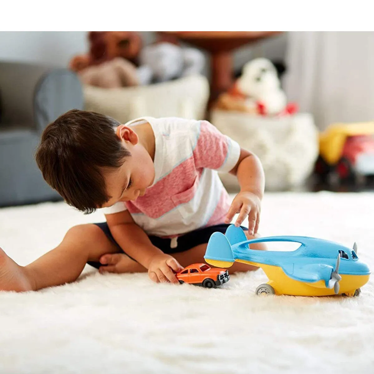 Green Toys Cargo Plane and Mini Car