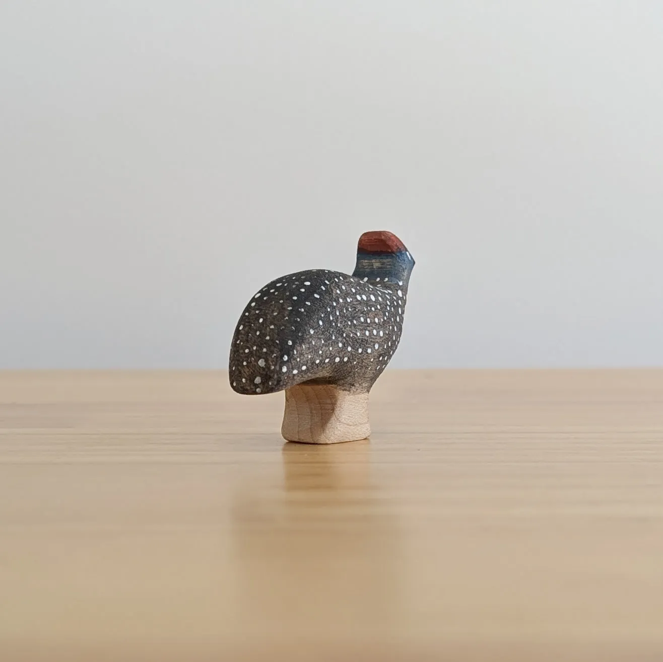 Guinea Fowl Wooden Toy
