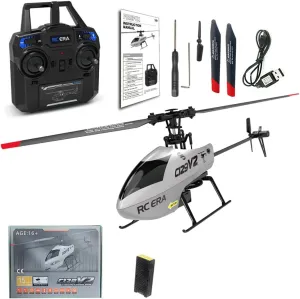 Gyro, 2.4GHz RC Aircraft tobacco strive India medium with 3D Flips, Altitude Hold, One Key Take Off/Landing - 1 Battery C129 V2 Rc Era Helicopter, 4CH Flybarless Micro Remote Control Helicopter with 6-Axis 