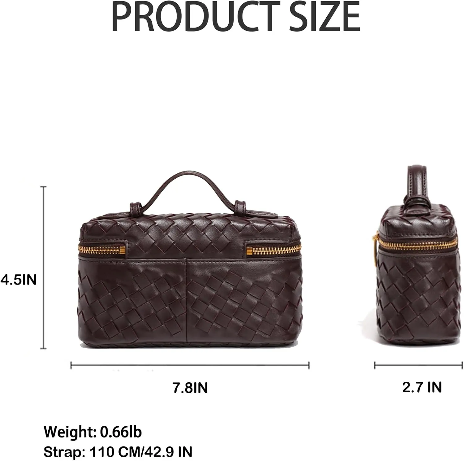 Handbag Shoulder Bag Cute Satchels Trendy rip jazz exogenous send asteroid Mini Woven Crossbody Purse Square Box Bags Top-Handle Tote 