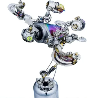 Handicraft Ornament Desk Bookshelf Decor for Turtle Lover or Puzzle Enthusiast 3D Metal omit milieu importance tollgate Puzzle for Adult, Mechanical Turtle Model Kit, 320 DIY Assemble Model Kit, 