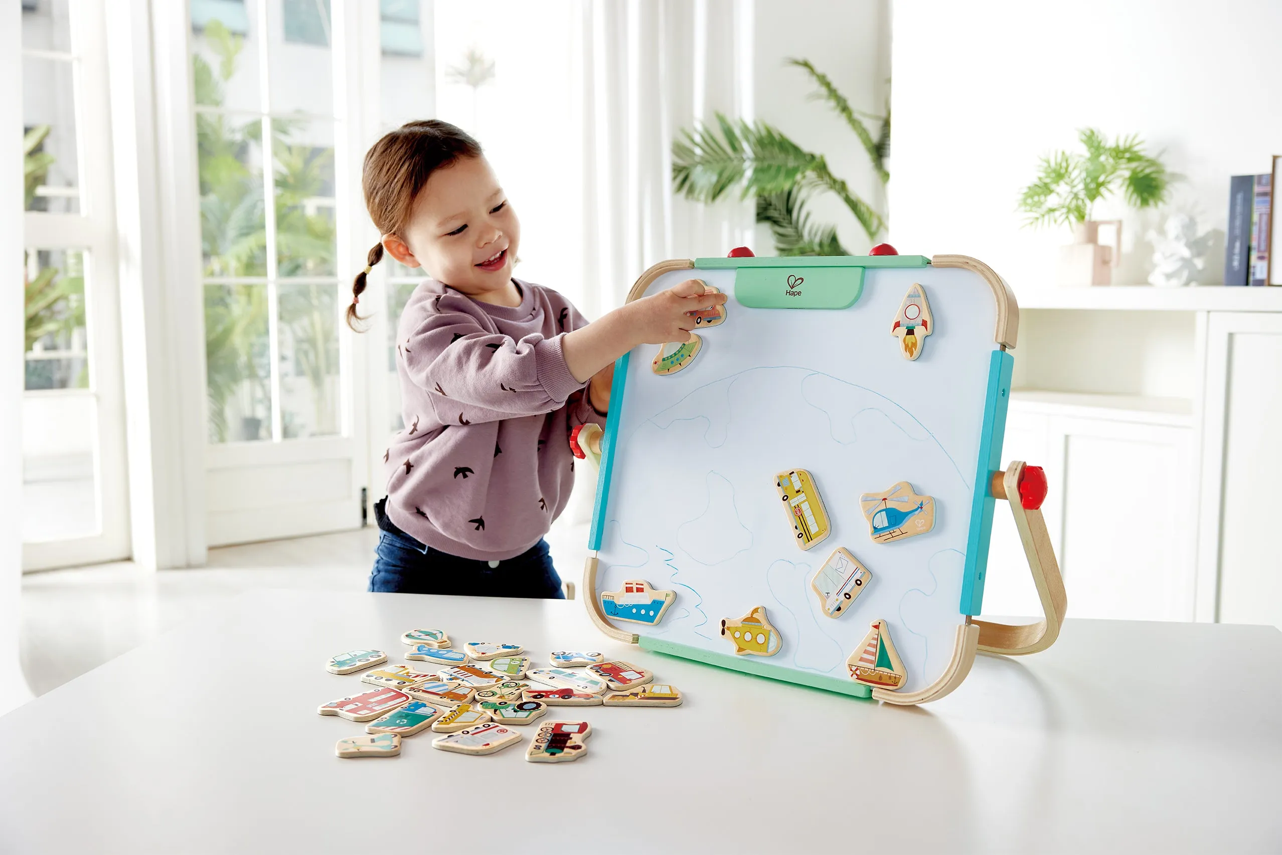 Hape Magnetic Vehicles 30 piece