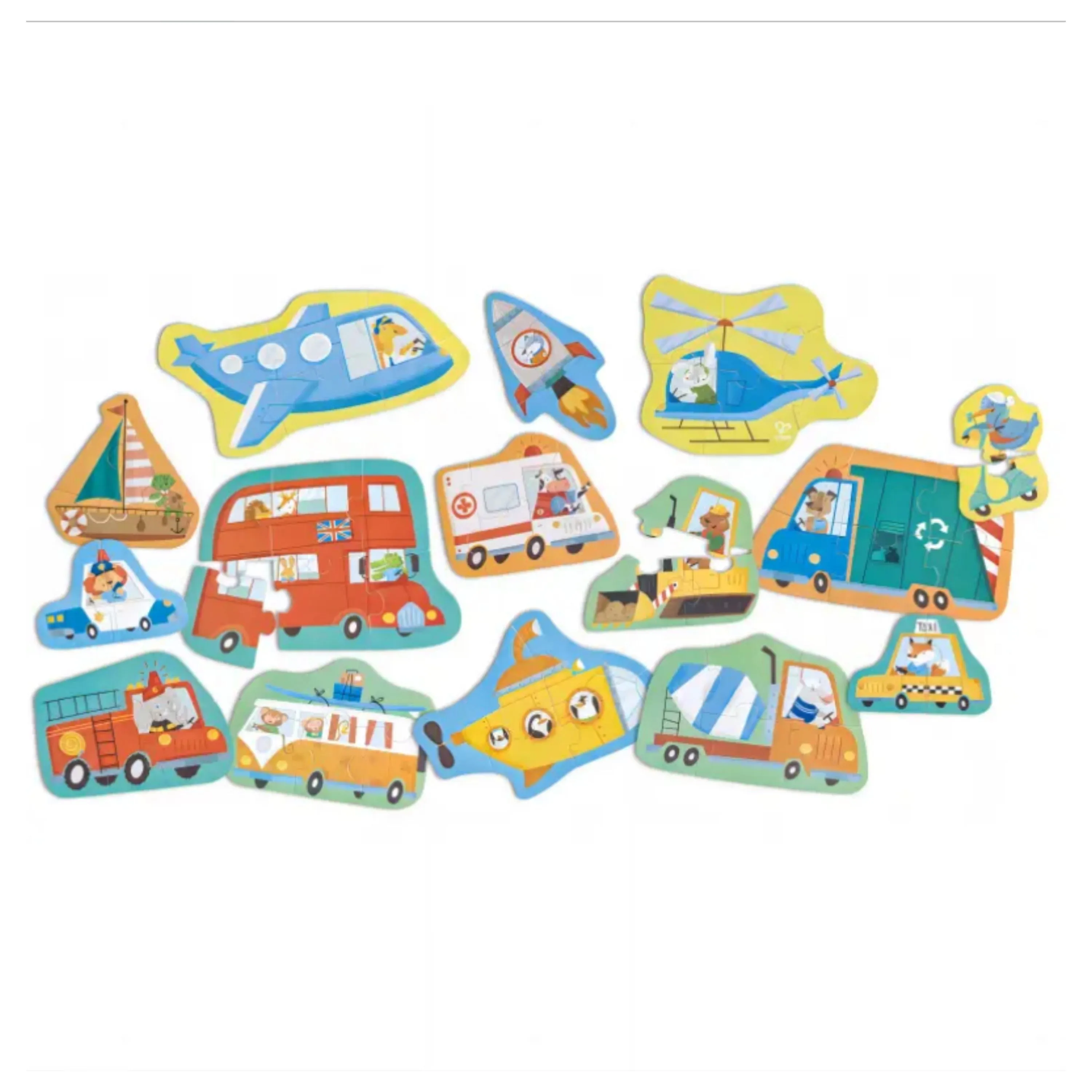 Hape Vehicle Level Up Puzzle